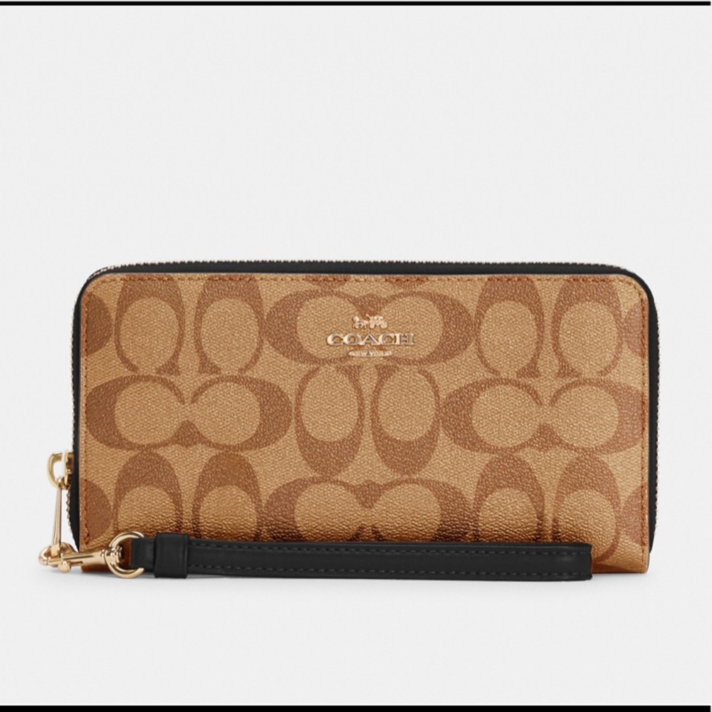 Signature wallet coated canvas and smooth leather
Twelve credit card